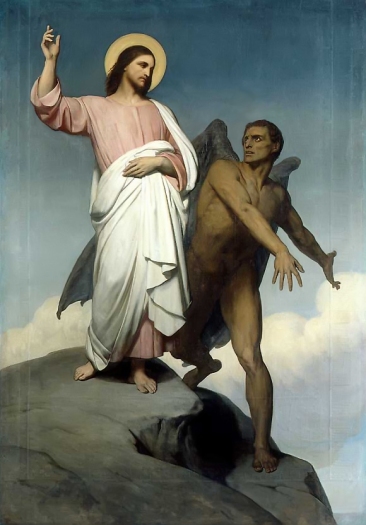The Temptation of ChristAry Scheffer, 1854